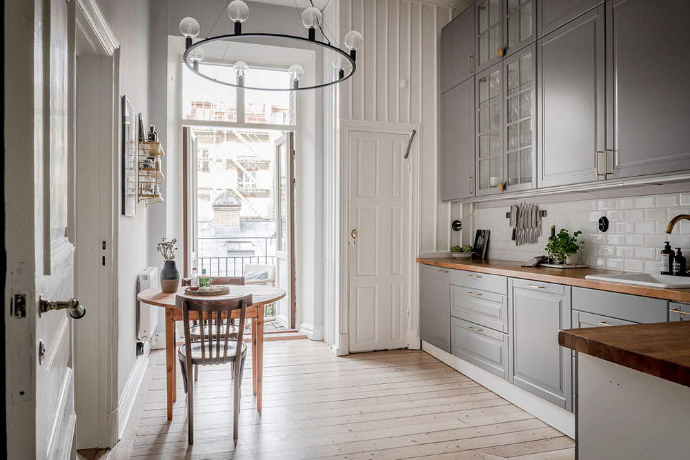 蓝色与白色的典雅公寓 | 哥德堡的瑞典设计之美-20