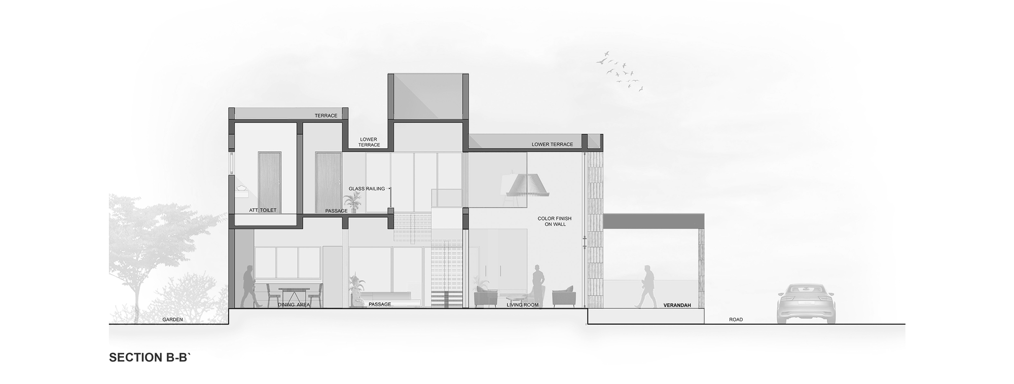 白宫丨印度丨The Grid Architects-27