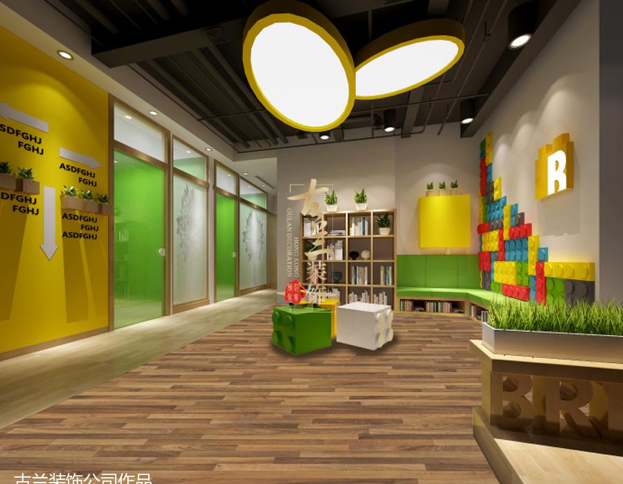 古兰装饰打造乐高早教中心,专业培训机构的室内设计佳作-8