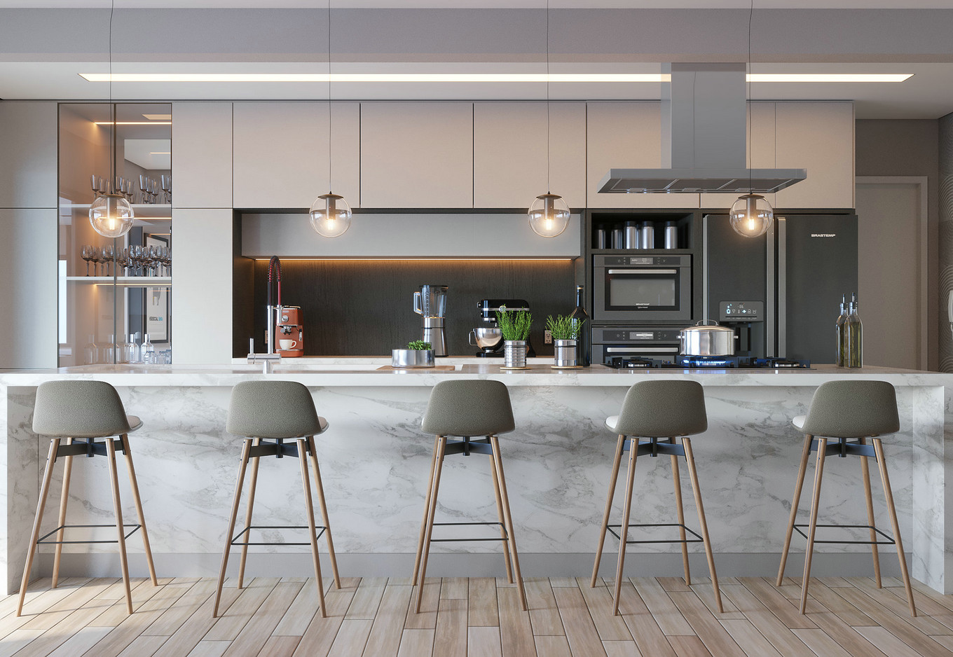 简约前卫现代风，清新美好空间-1