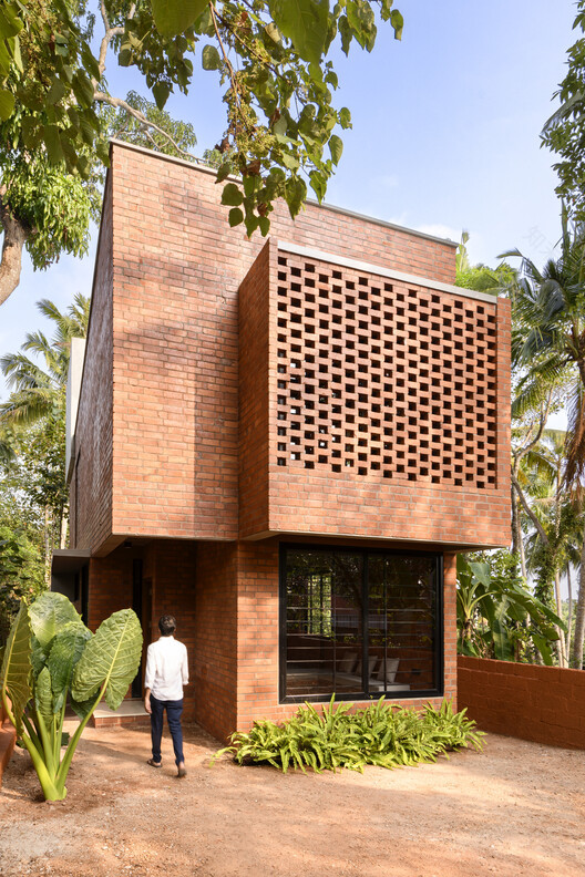 印度窄砖别墅丨Srijit Srinivas  ARCHITECTS-12