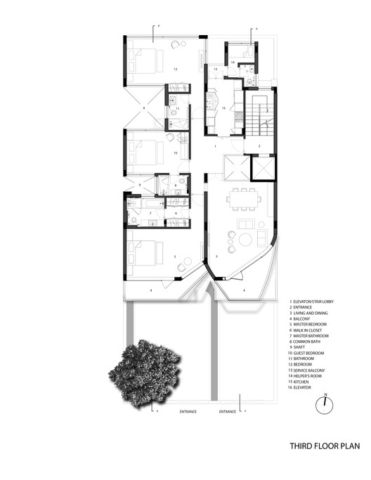 印度 62 号 Jorbagh | 绿色生态与传统元素的共生-19