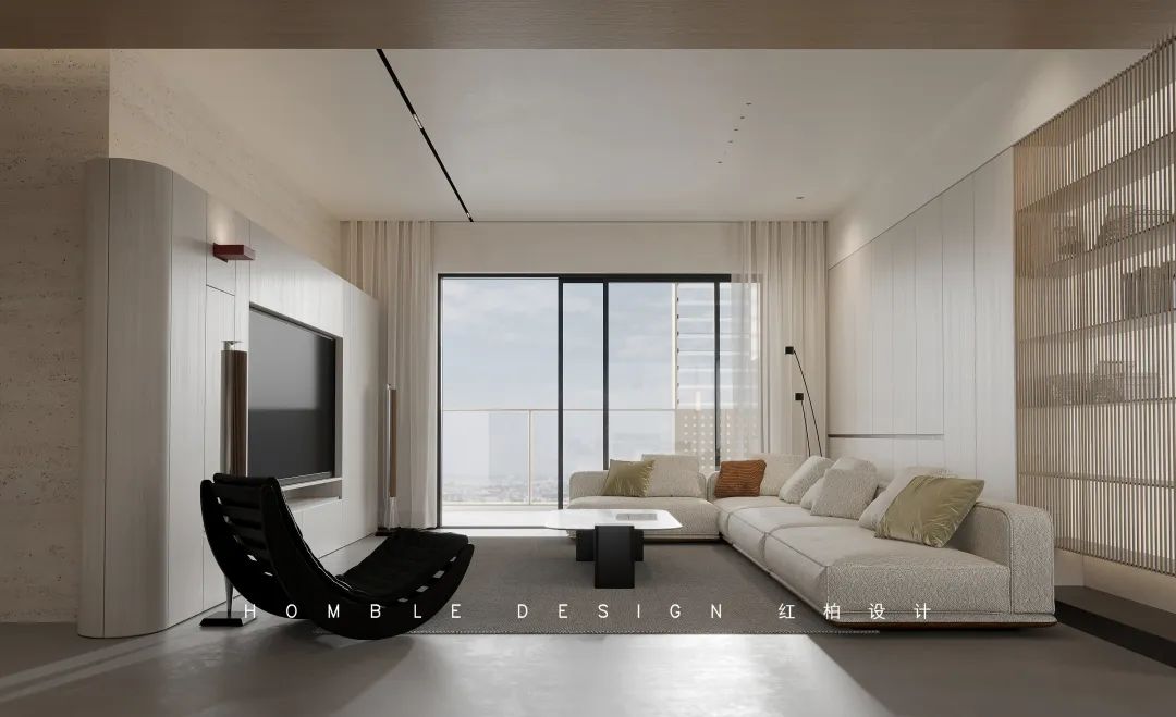 极简自然的现代居住空间丨红柏设计-21