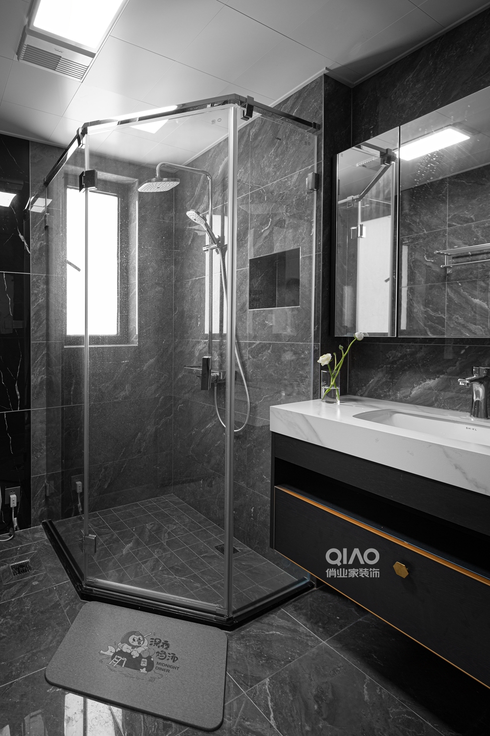 九里峰景现代轻奢风装修案例丨中国重庆丨重庆俏业家装饰-44