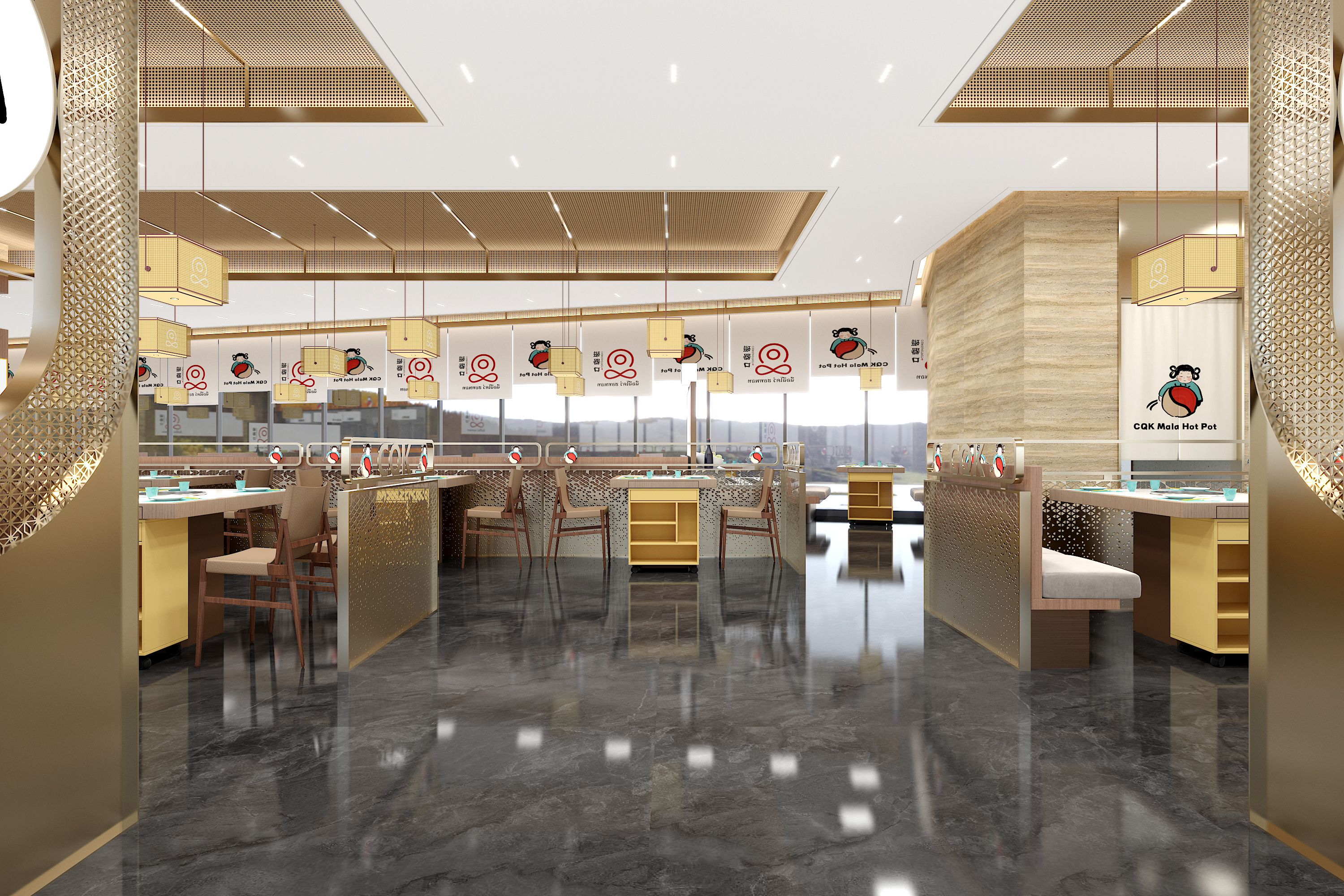 泰国瓷器口三店设计丨河南天恒建筑装饰工程有限公司-12