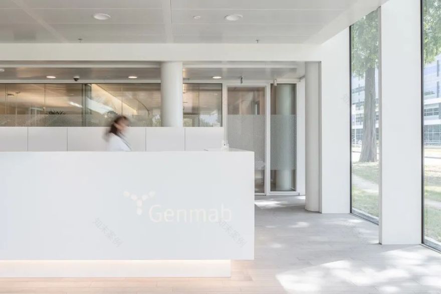 荷兰 Genmab 科研大楼——生态可持续、中庭广场、阶梯式平台-17
