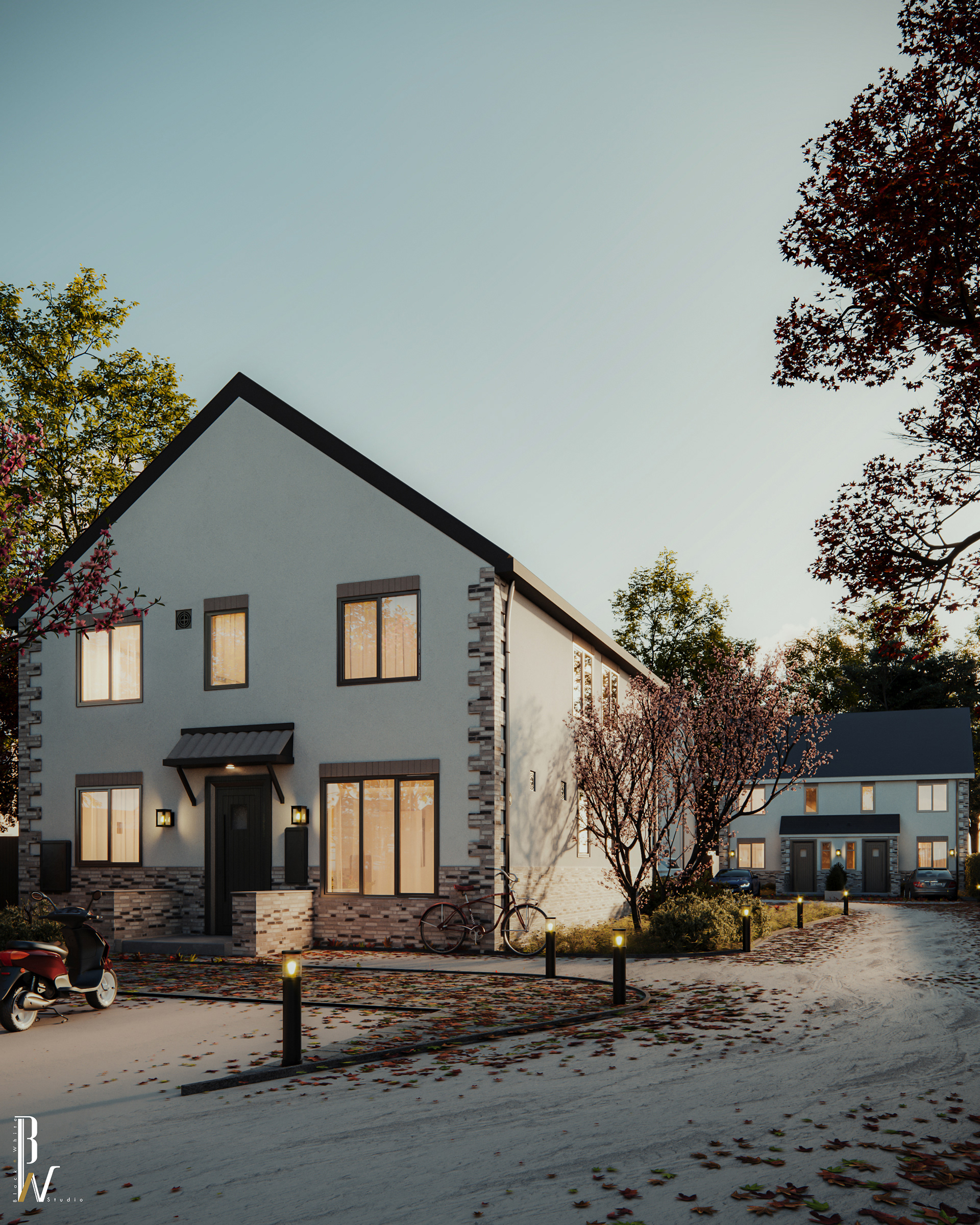 房屋正面丨United KingdomLondon丨Black N White-12