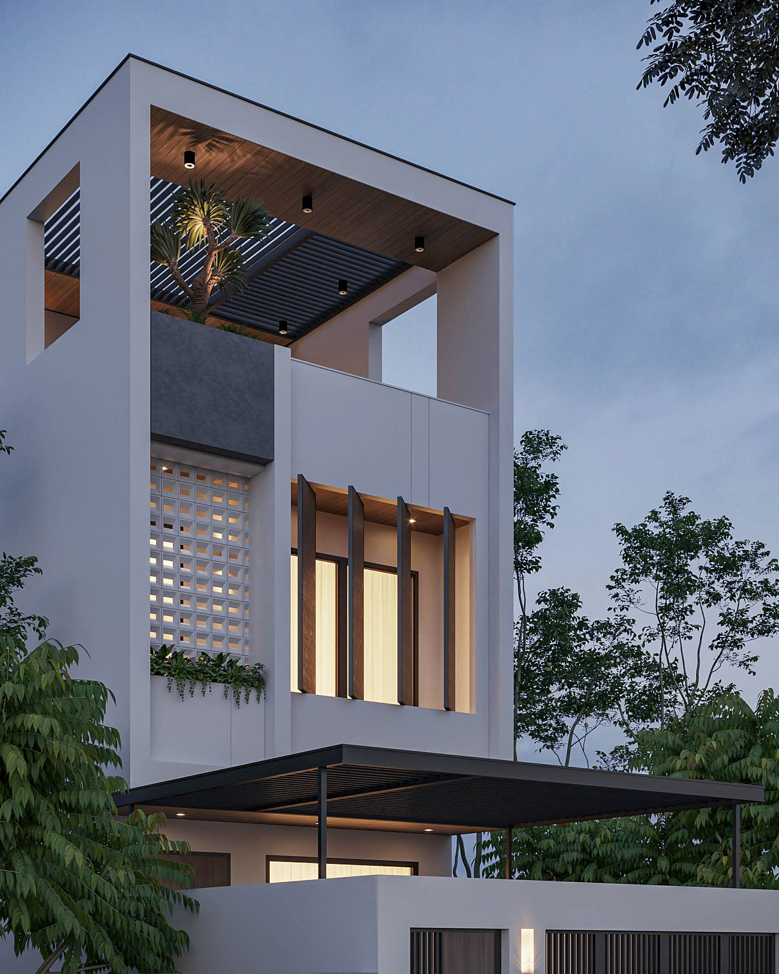 Nhà phố 5x20m_ Anh Khương Tiền Hải-0