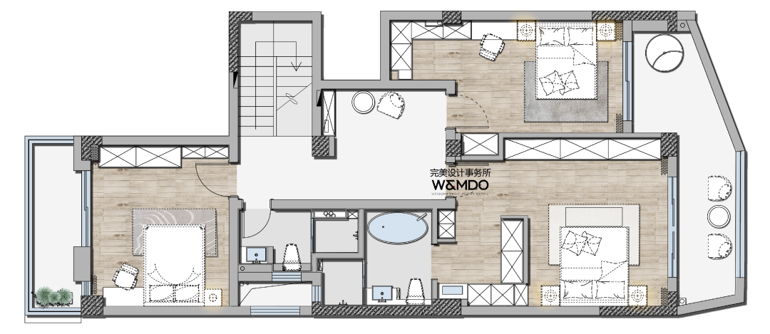 蓝山湾 270㎡极简别墅,细节藏匿美好-21