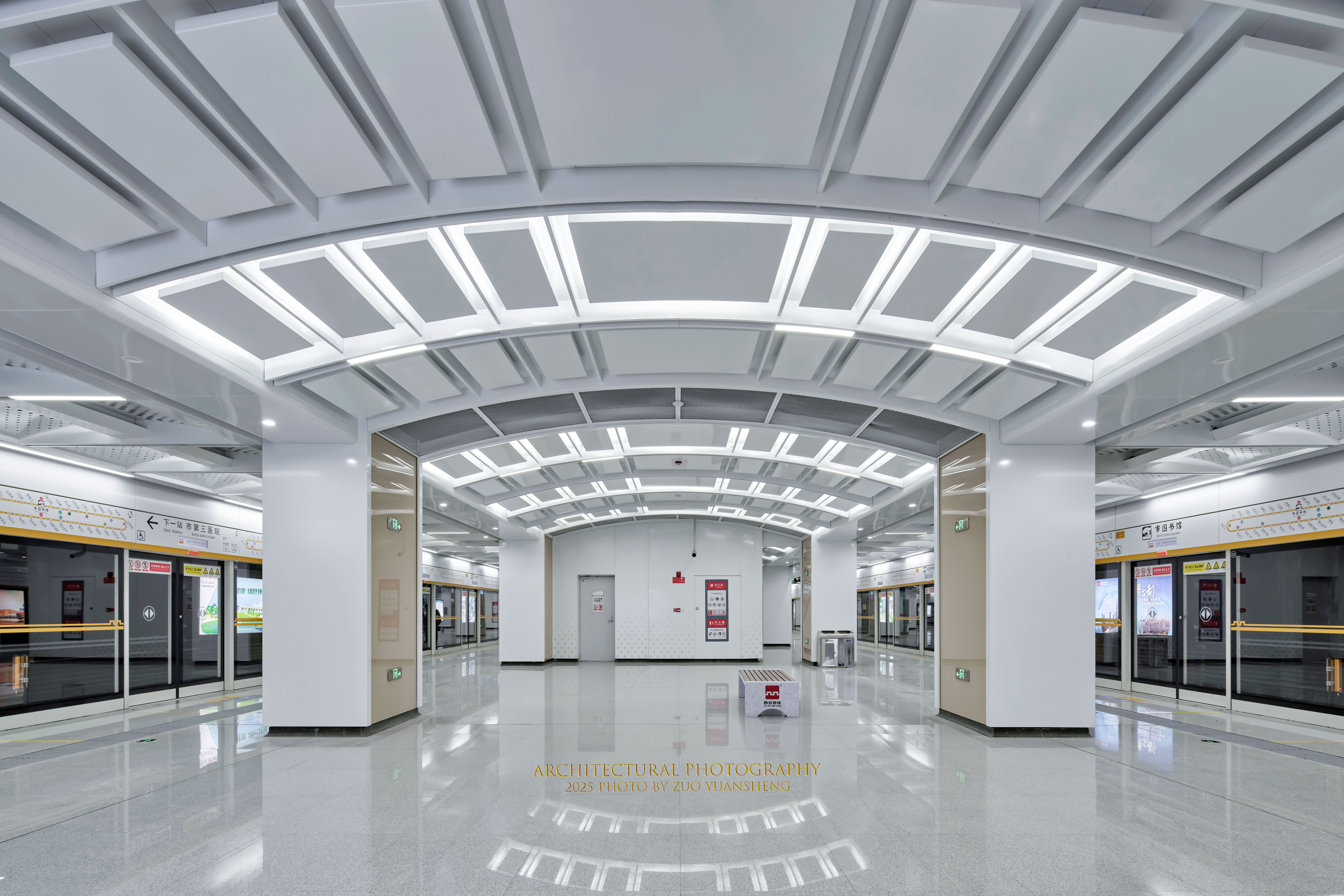 西安地铁八号线（市图书馆站）—— 空间摄影-0