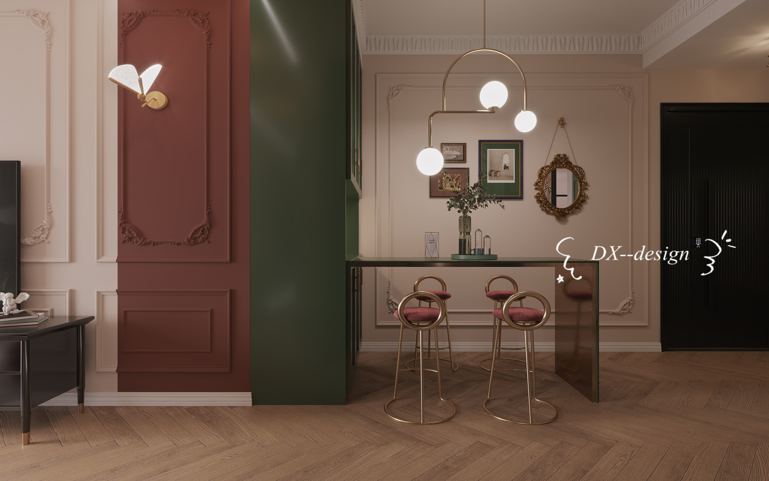 法式复古田园风家居设计丨原创作品-5