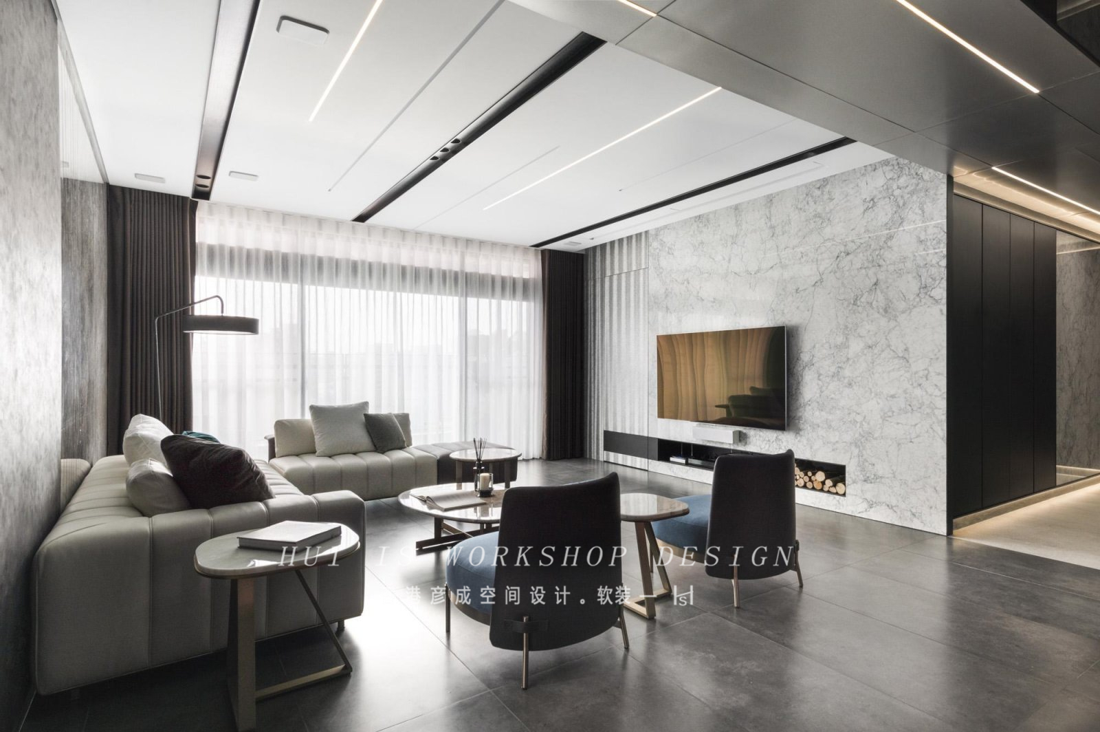 现代轻奢 大理石与高级灰的优雅协奏-8