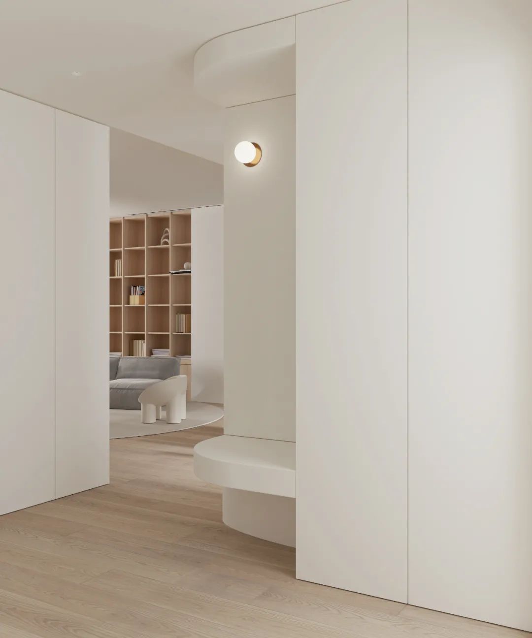 天津清和一舍设计案例 | 诗意暖意的生活空间-14