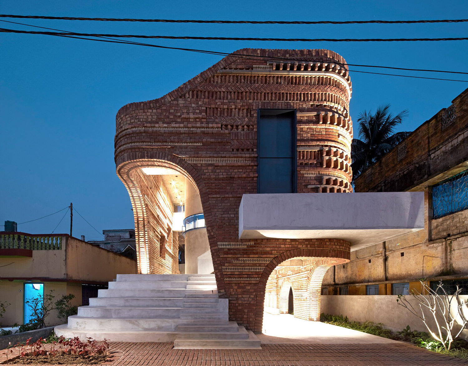 东孟加拉邦住宅画廊丨印度丨Abin Design Studio-2