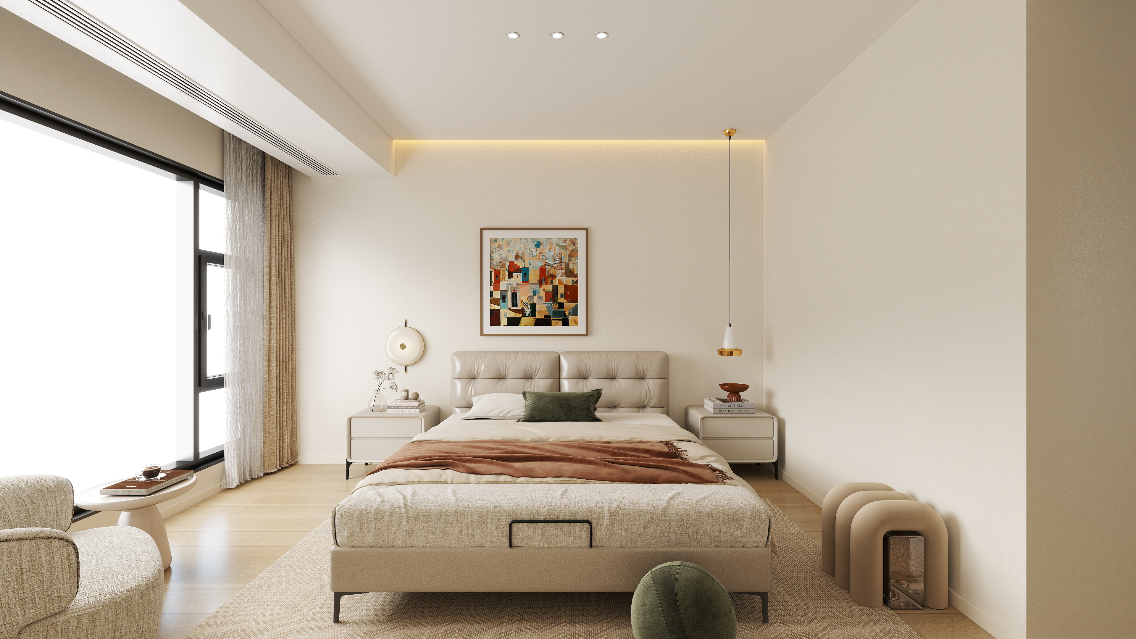 小套奶油风格 整个色调很温馨-0