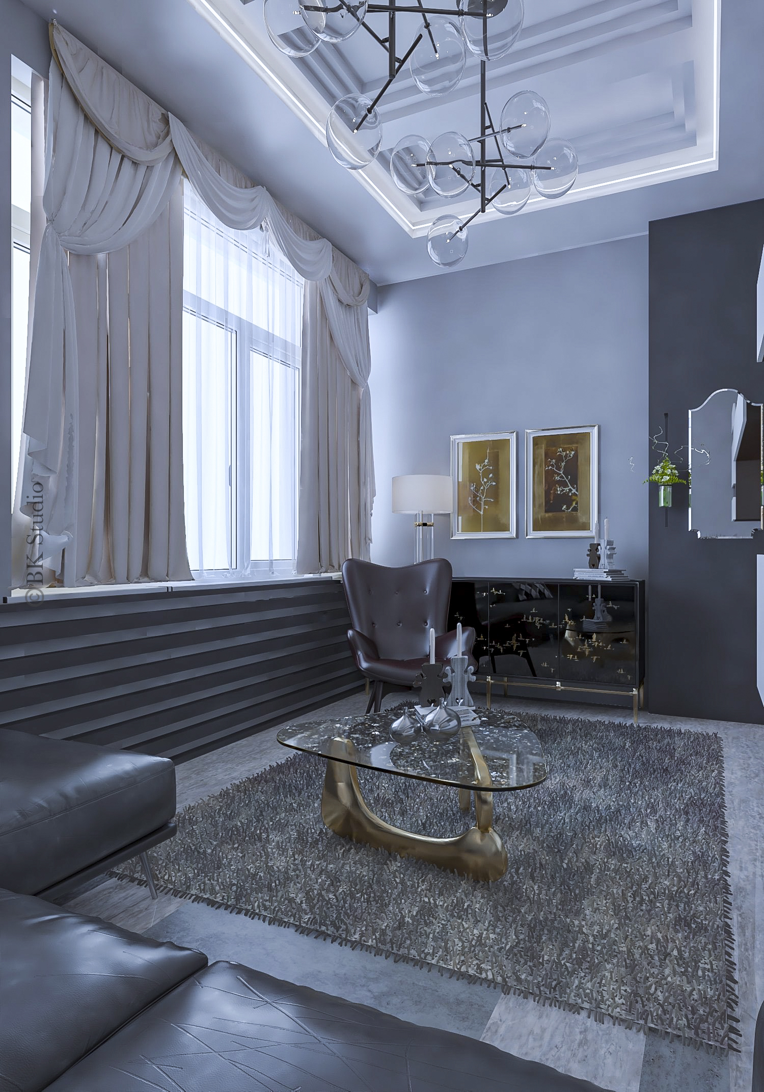 Monochromatic GRAY Living-2