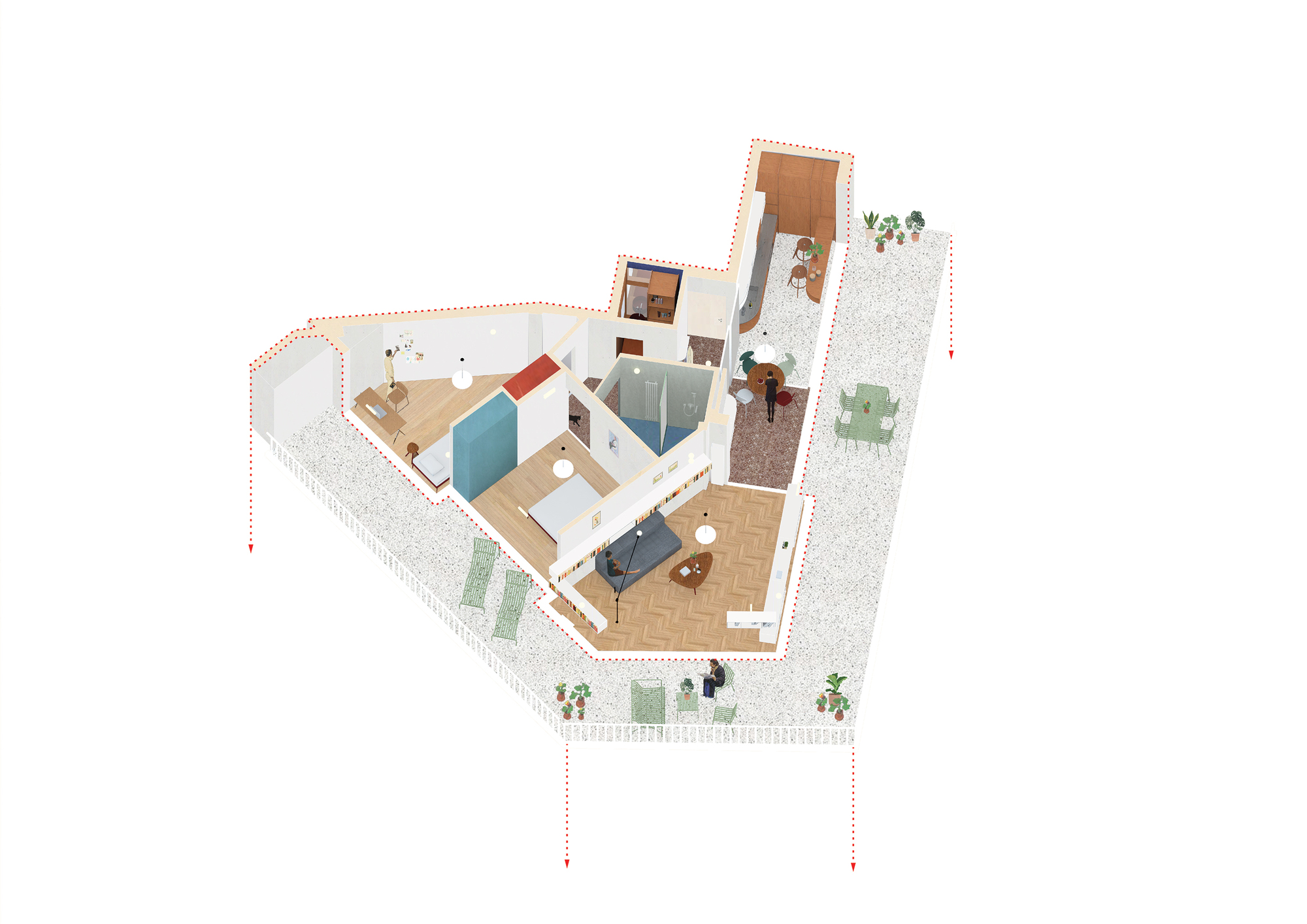 雅典的皮斯卡托公寓丨希腊雅典丨enroutearchitecture-18