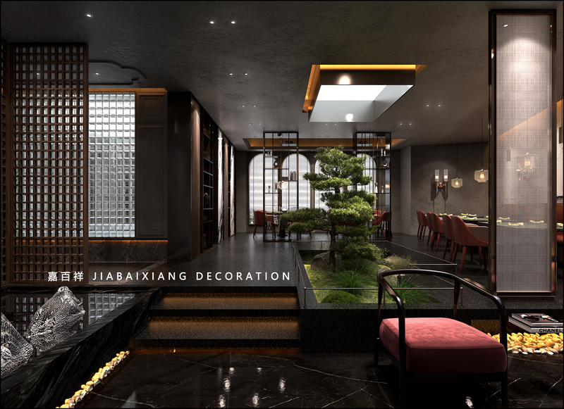 贵州茅台镇凡酝时尚餐厅设计-1