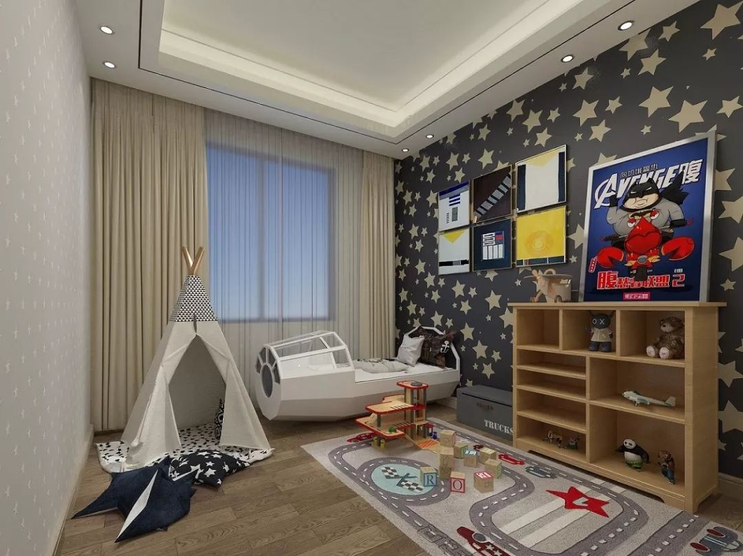 童趣盎然的多彩儿童房设计-19