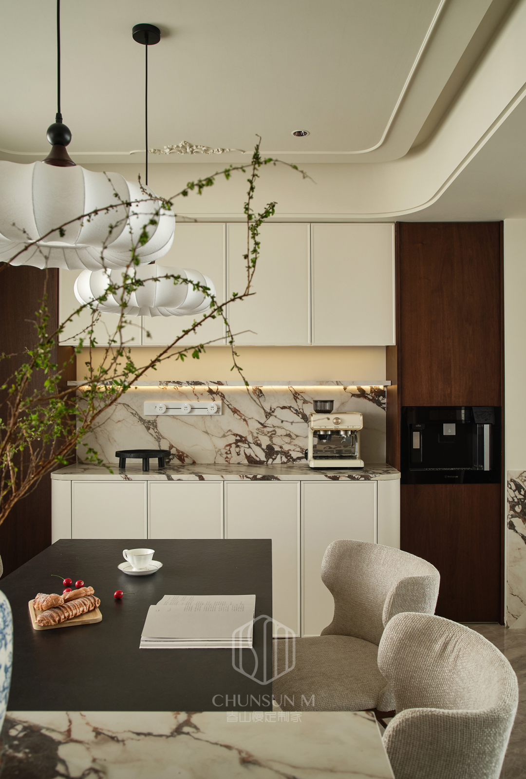 江心印园230㎡|法式中古暖居，超乎你对家的想象！-23