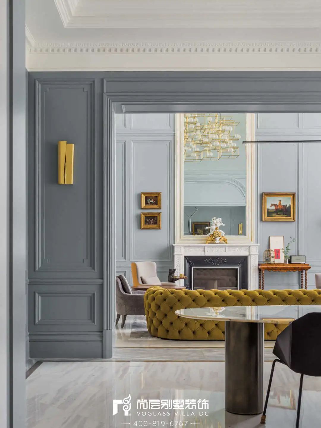 尚层装饰×壹号庄园 | 780㎡现代法式别墅装修，回归纯粹极致的生活-40