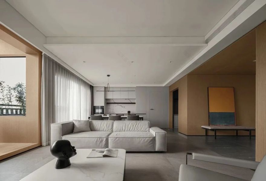 轻灰+原木格调,克制的温柔美-22