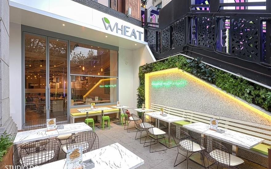 绿意盎然的健康餐厅-0