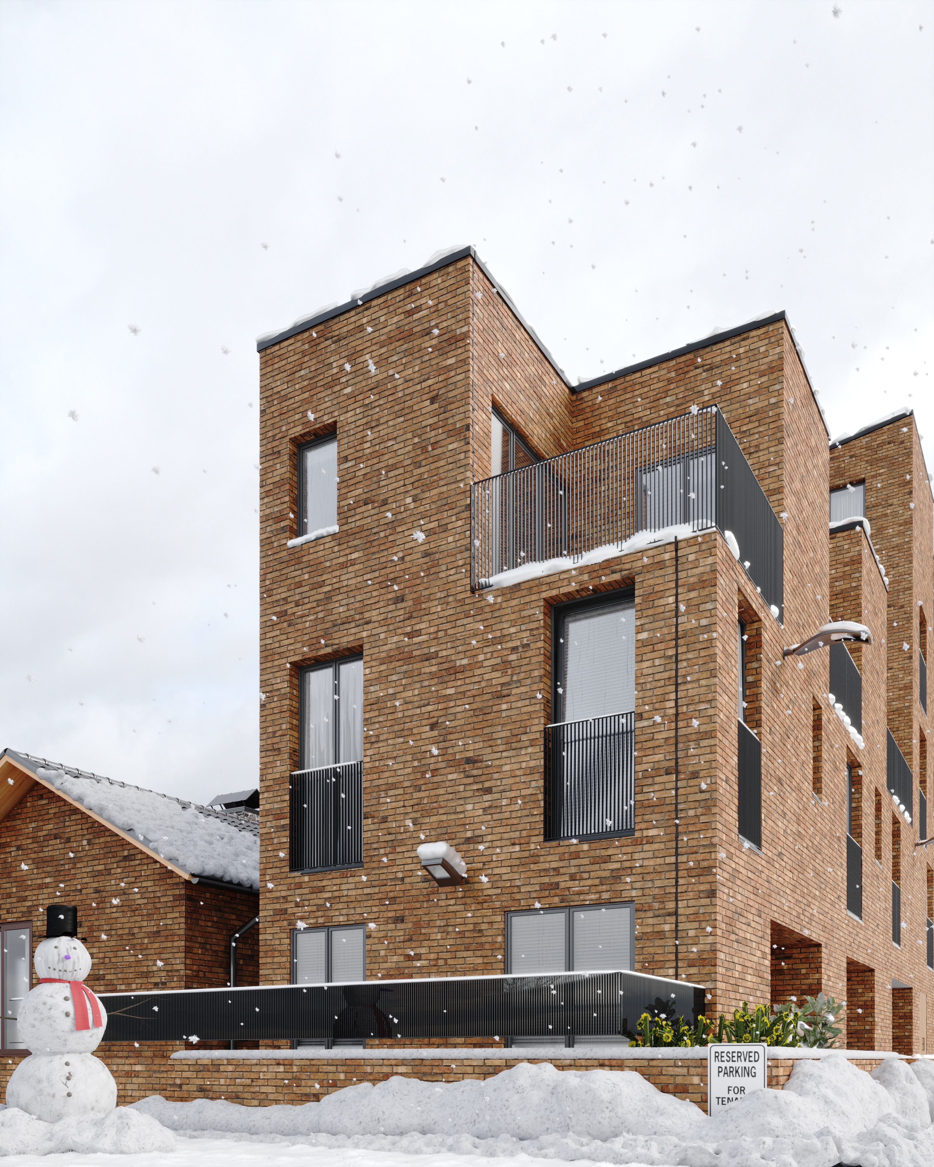 Brentford Lock West - SNOW-6