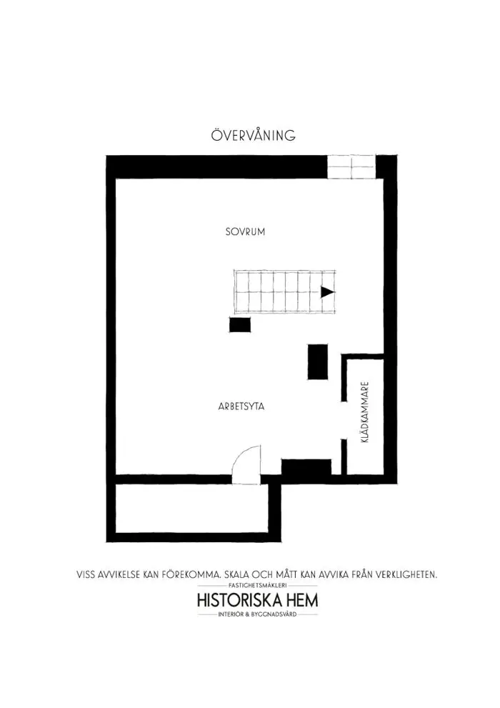 瑞典 1931 年老建筑中的红砖阁楼卧室-18