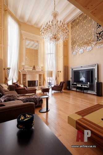 带古典元素的三层郊区别墅室内设计丨Абрамов Константин,Воронцова Ирина-17