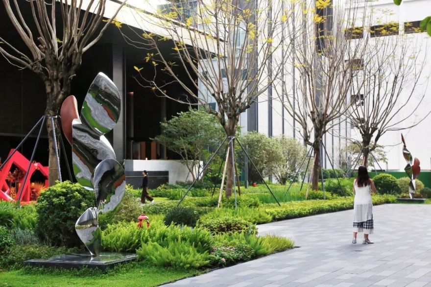 南山中集太子湾大成广场园林景观工程丨中国深圳-33