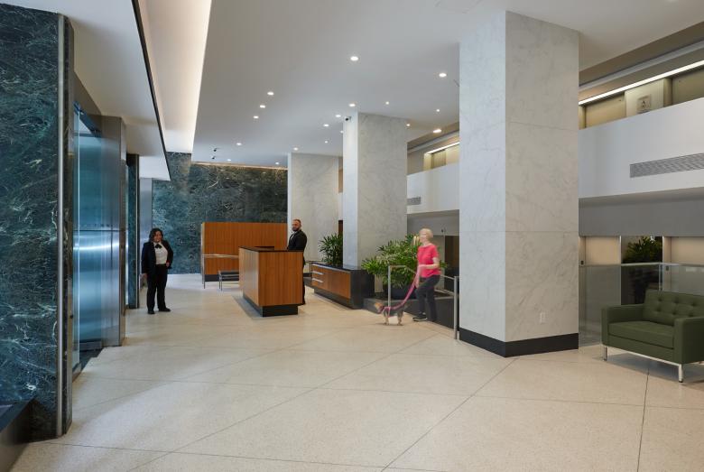 Presidential Towers 公寓楼大堂改造丨美国纽约丨Belmont Freeman Architects-1