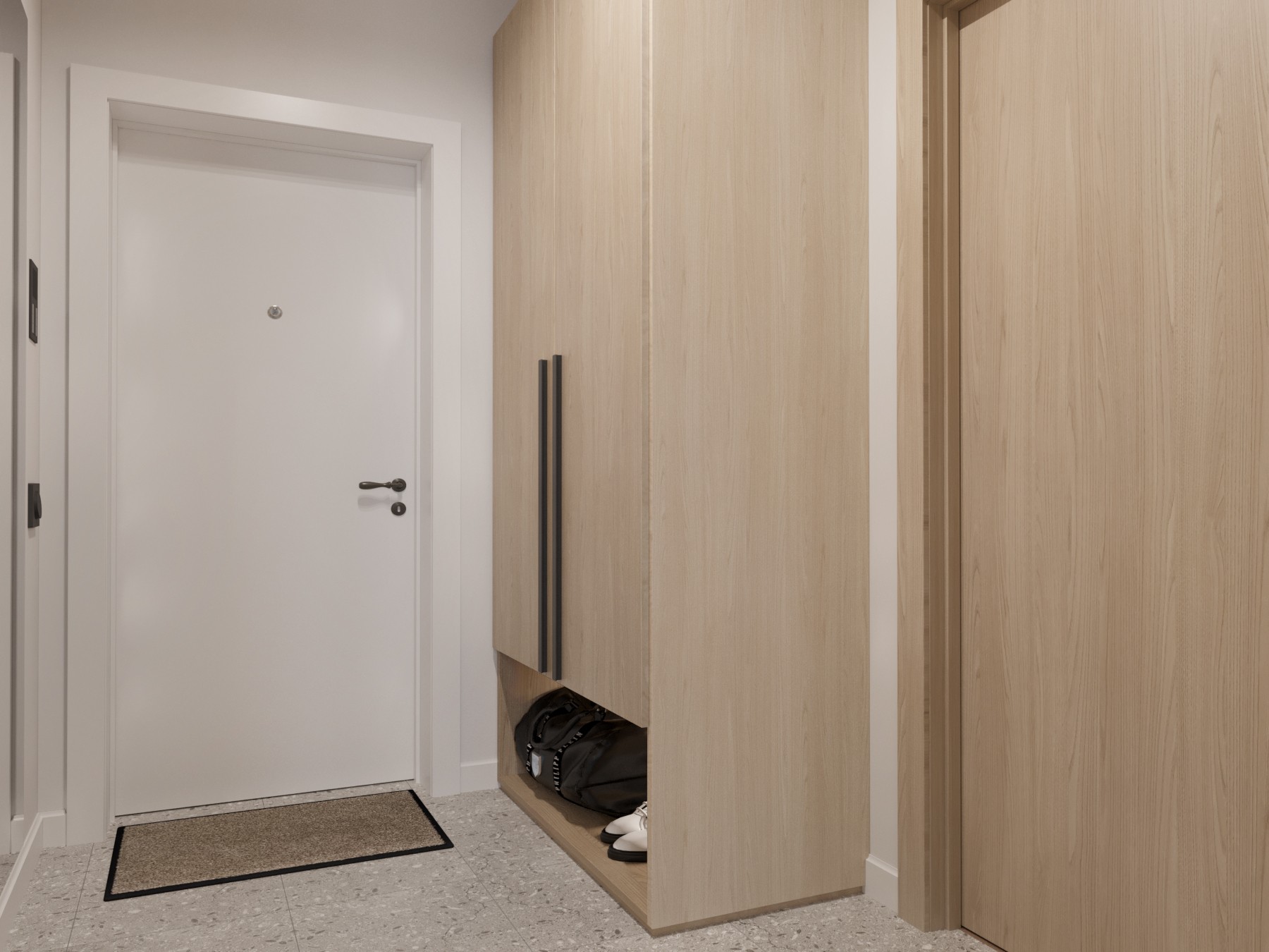 Interior design of apartment project 39m2 for rent.-17