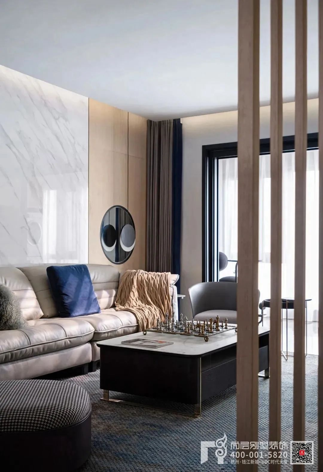 现代大平层设计丨杭州尚层装饰-3