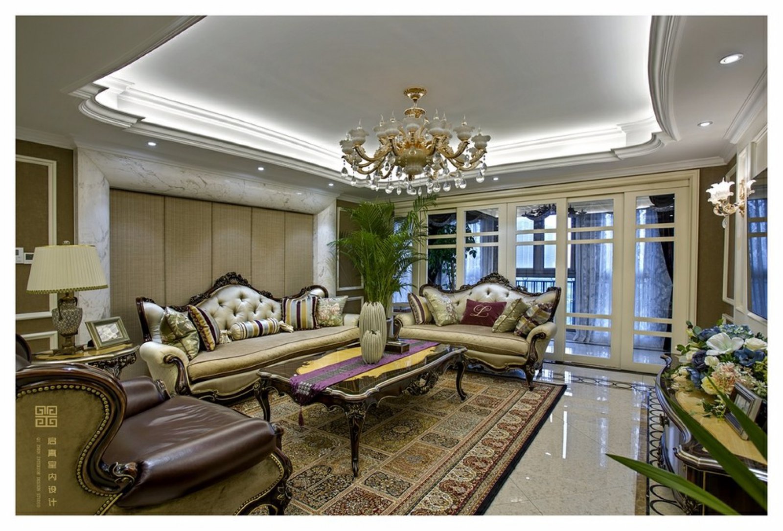 255㎡中国慈溪维科太子湾欧式住宅  启真设计-3