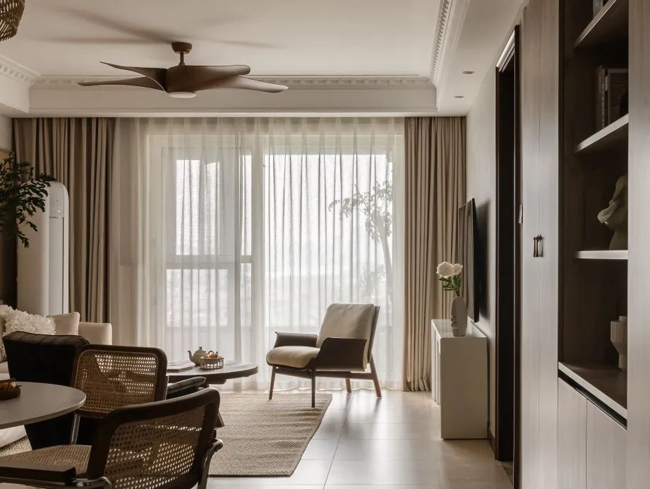 独居复古度假风精装房改造丨中国武汉丨梓维设计-51