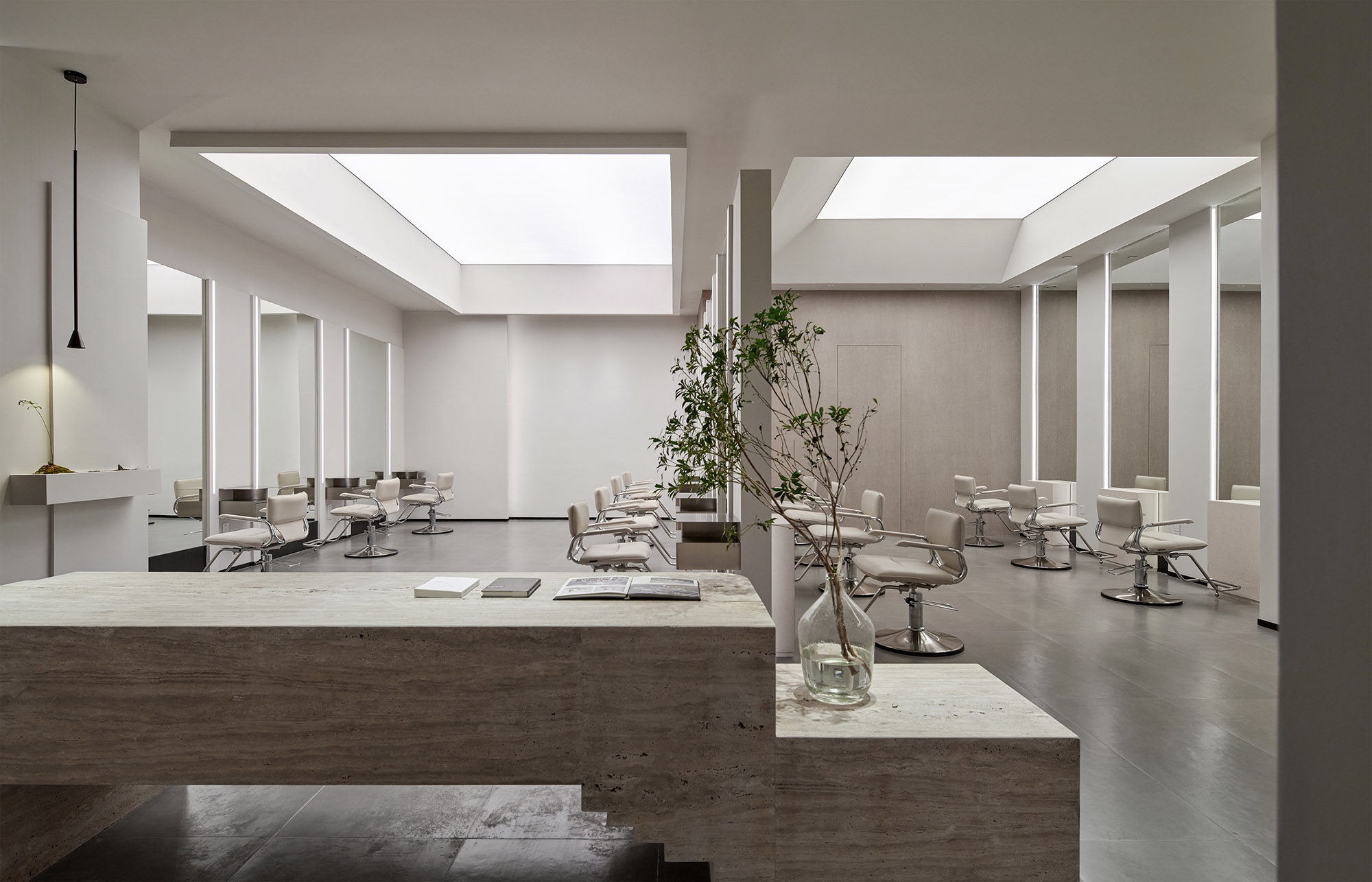 现代中古风理发店丨中国杭州丨尔景空间设计-30