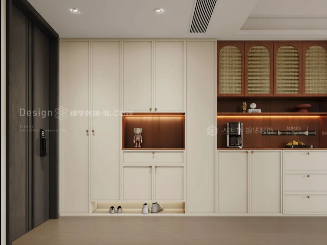 105㎡建发圆玺法式中古风精装房改造丨苏州锦华装饰-15