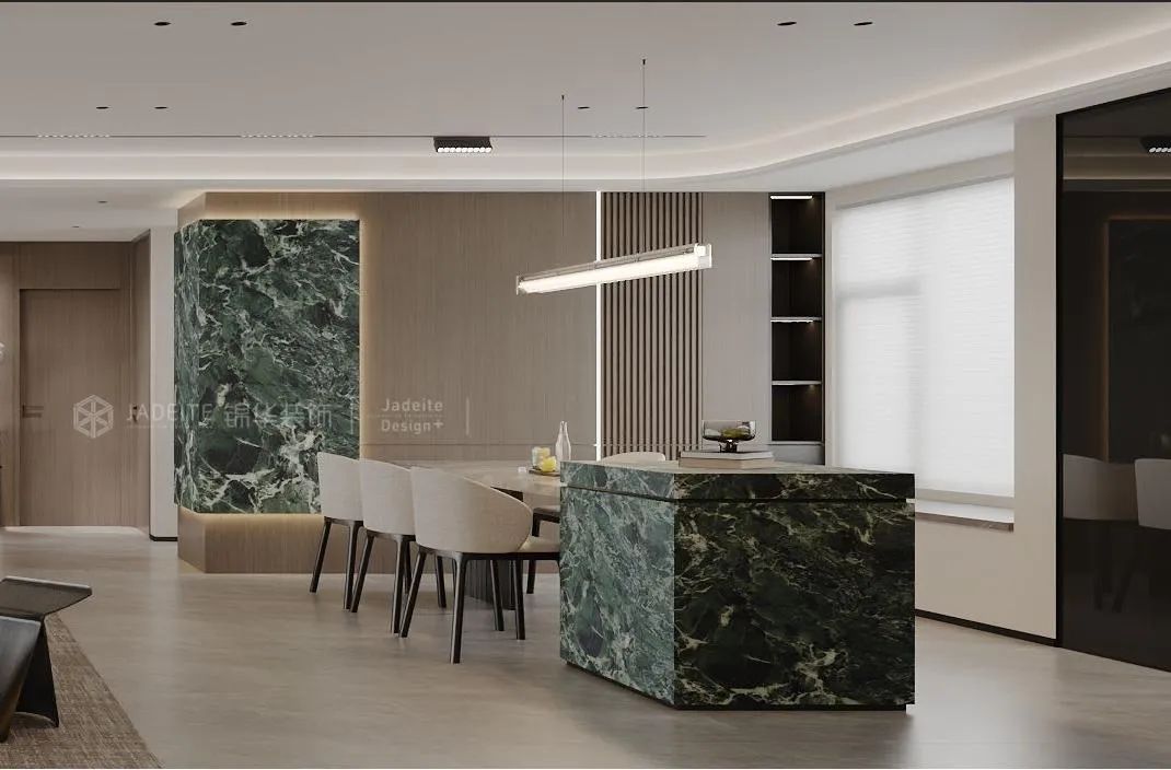 179㎡御湖境 · 木石共舞！意式极简宅的温度几何学丨苏州锦华装饰-16