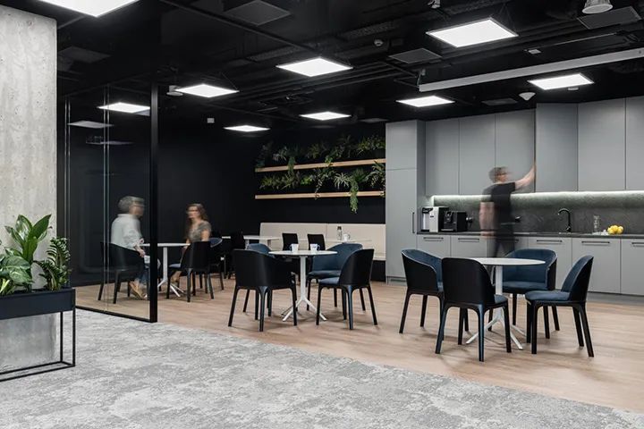 1400㎡制造公司总部办公空间,优雅精致灰的工业风设计-64