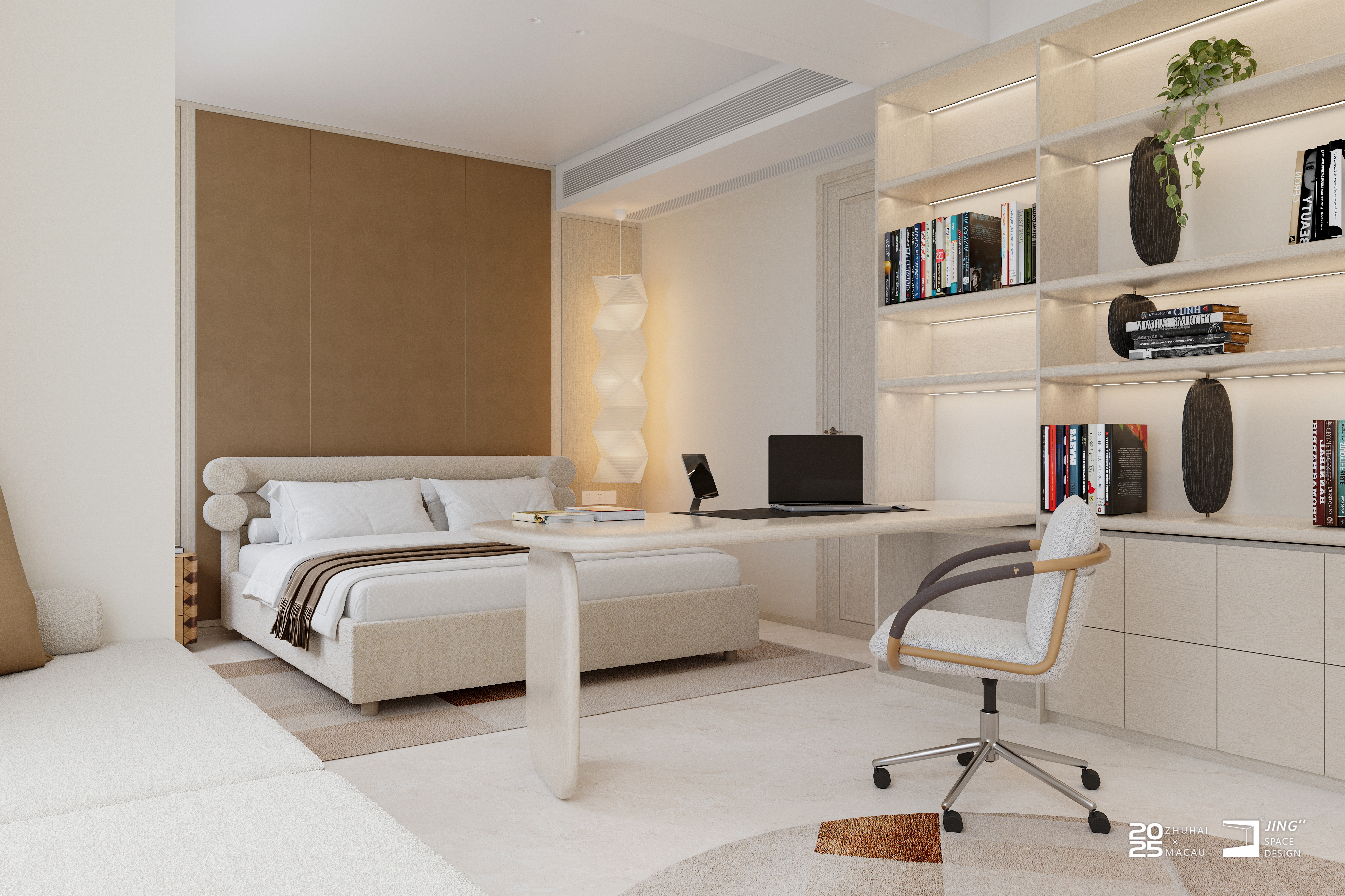 轻法式自然风大平层设计-25