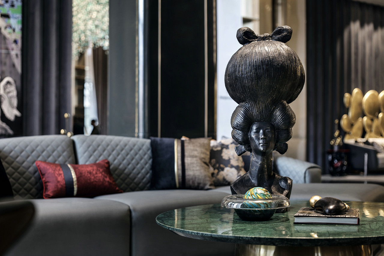 西安万科·大都会销售中心——玩味艺术在戏剧感空间的极致演绎  壹方设计-32