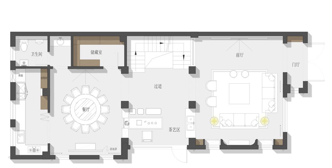 180m²美式轻奢大平层-1