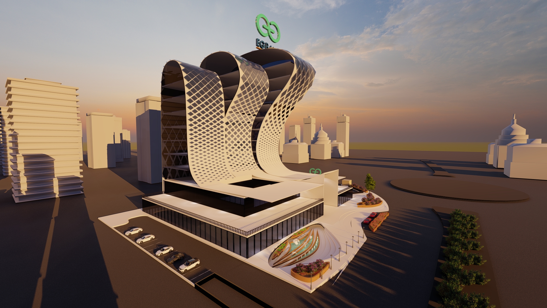 EG 银行总部丨Building Type Design Studio-17