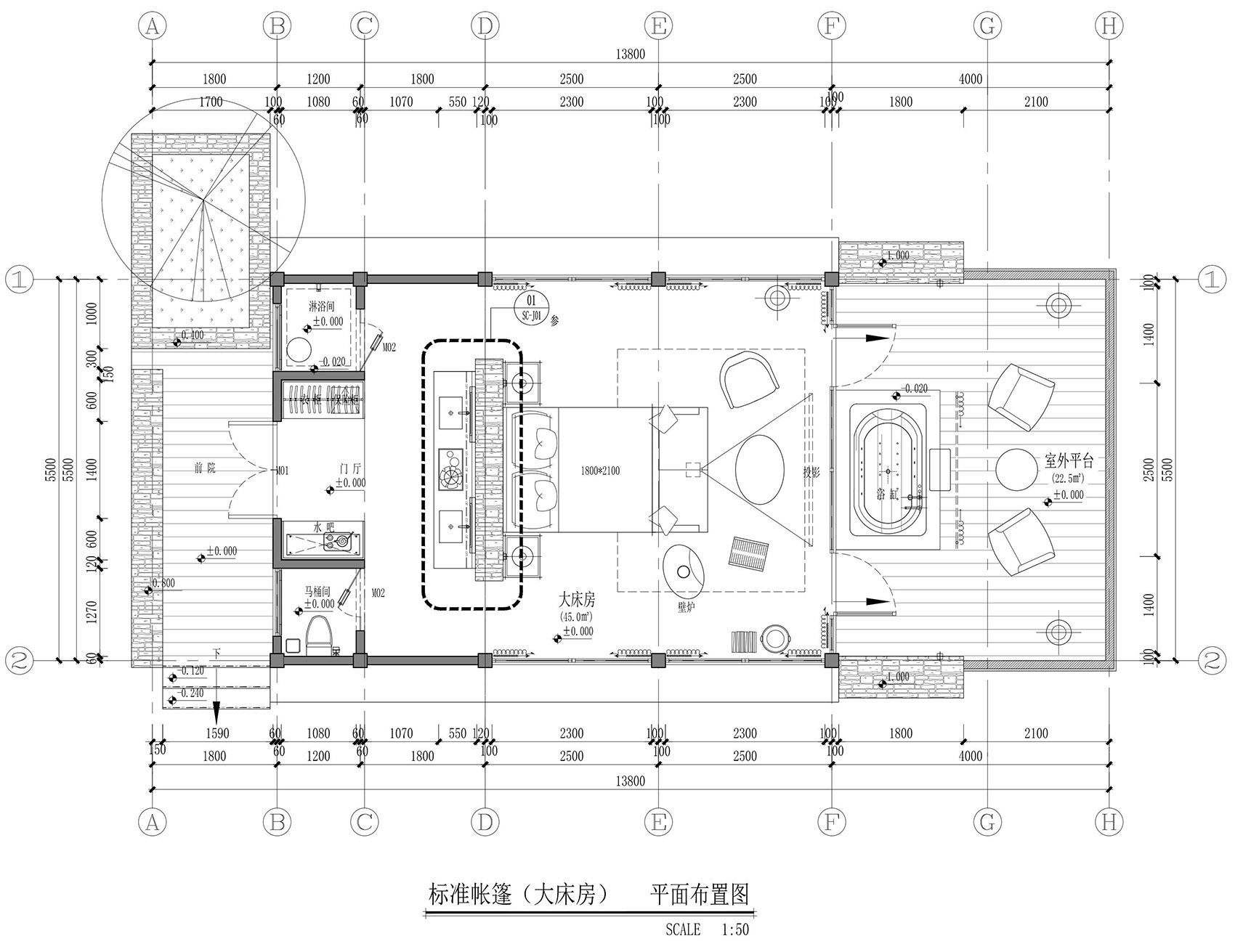 邵武市二都国家森林康养帐篷酒店丨中国福建丨大松建筑设计-45