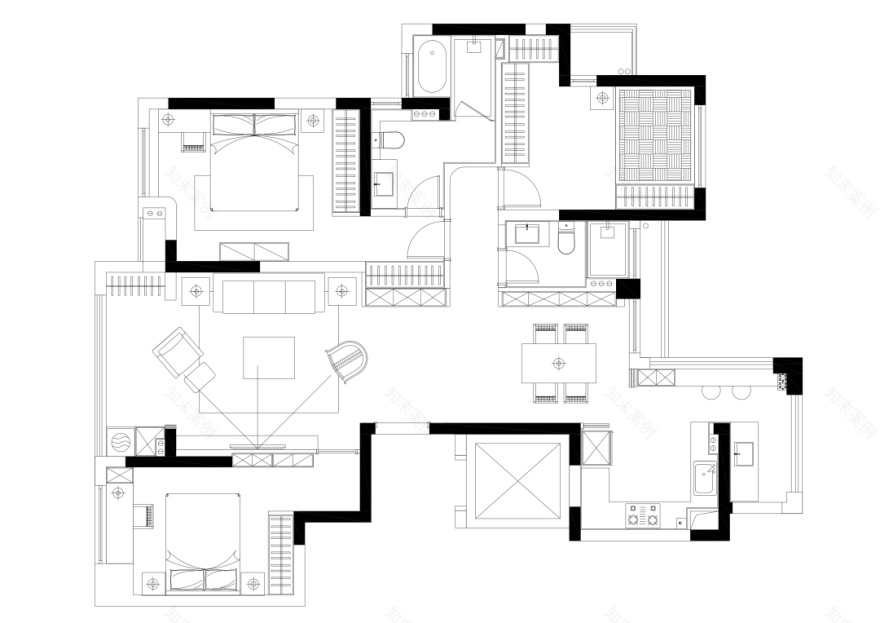 MHOO|金珺澜庭150㎡复古南洋:住进一场南洋旧梦-57