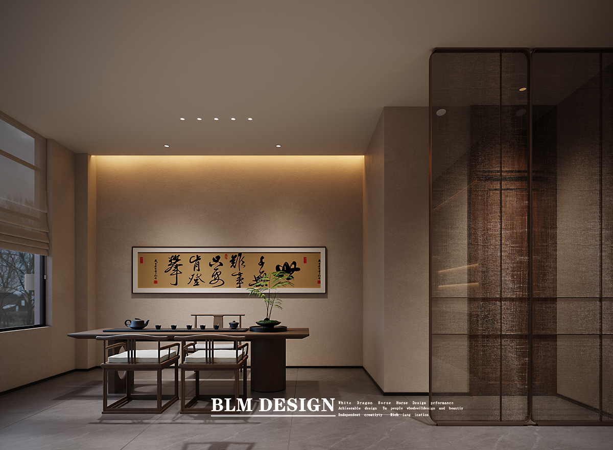 禅意茶空间—白龙马效果图-5