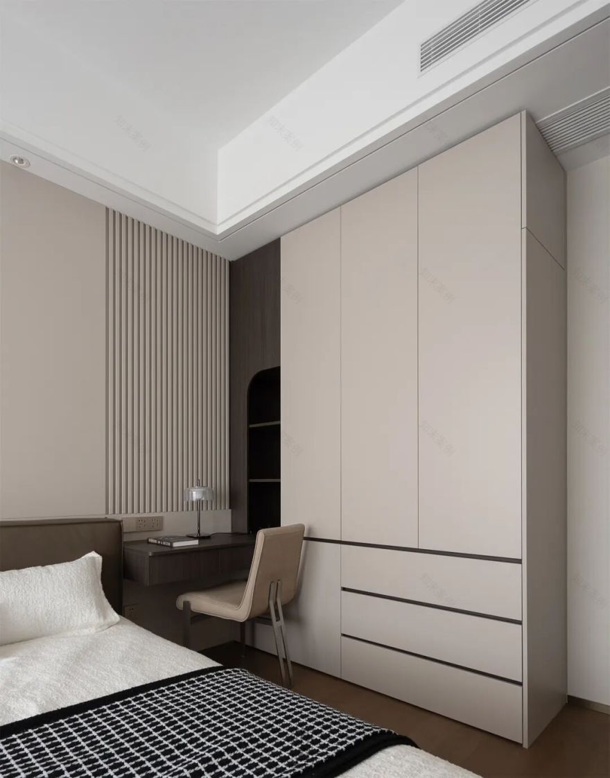 内舍软装丨168㎡意式轻奢风,通过局改规划空间,呈现更舒适的生活家!-33