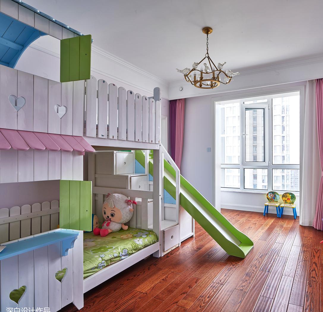 平层丨【深白设计 】美国蝶梦-8