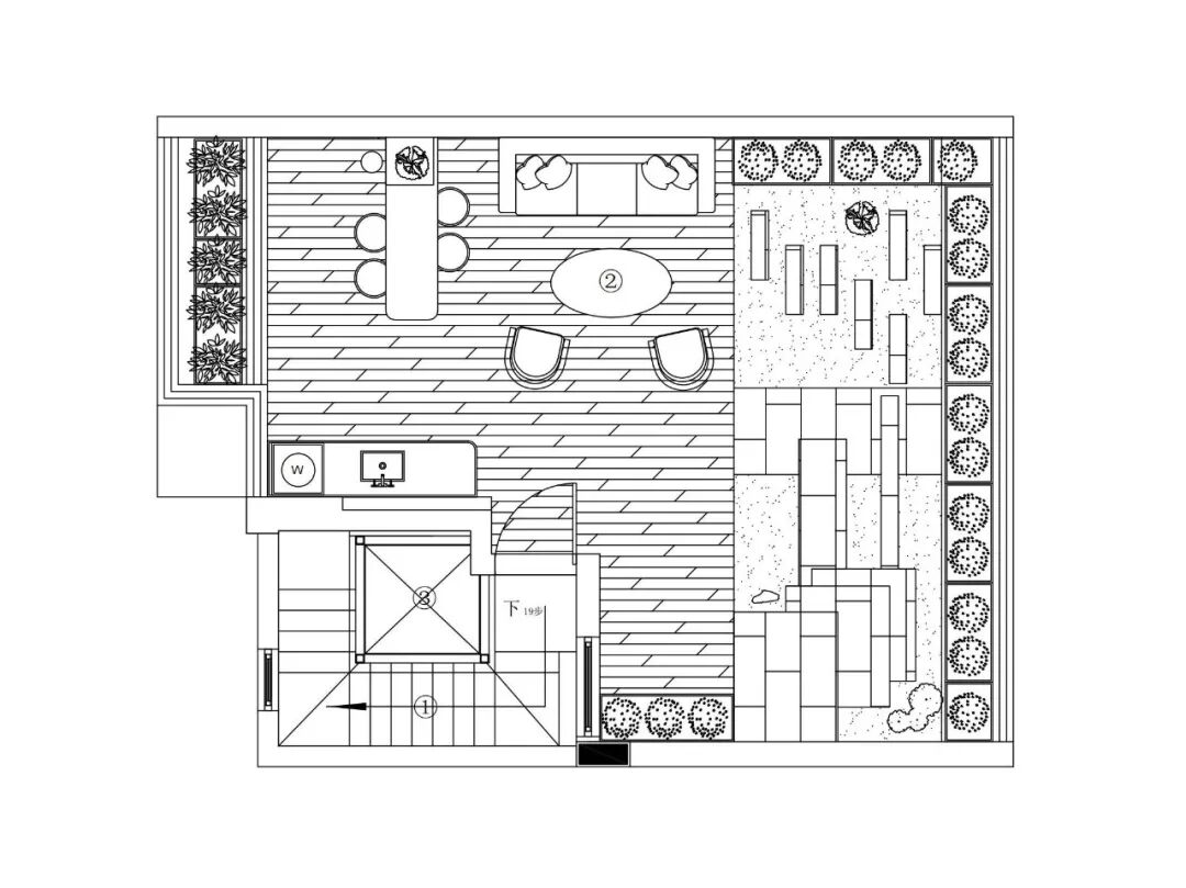 360㎡现代风|市心府：木中藏雅，无序藏奢-54